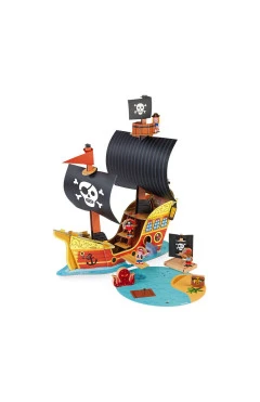 Janod Игровой набор - пиратский корабль 3D, арт. J08579