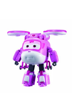 Super Wings Игровая фигурка-трансформер Supercharge Lights&Sounds Dizzy, Диззи, свет, звук