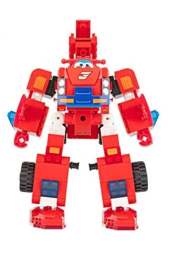 Super Wings Конструктор-трансформер Small Blocks 2-в-1 Машина Джетт Jett, арт. EU385005
