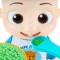 CoComelon Интерактивная игрушка Deluxe Interactive JJ Doll Джей Джей со звуком, арт. CMW0058