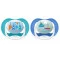 Avent Пустышка Ultra Air ортодонтическая I love мальчикам 6-18 мес 2 шт SCF080/03