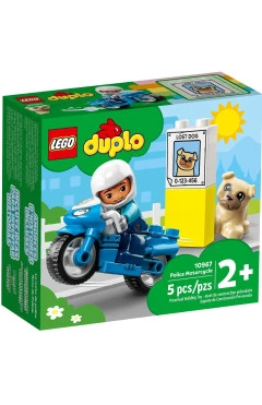 LEGO Конструктор DUPLO Town Поліцейський мотоцикл 10967