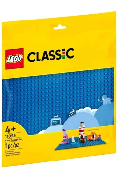 LEGO Конструктор Classic синяя базовая пластина 11025