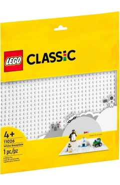 LEGO Конструктор Classic белая базовая пластина 11026
