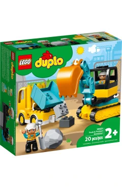LEGO Конструктор DUPLO Грузовик и гусеничный экскаватор 10931