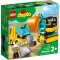 LEGO Конструктор DUPLO Грузовик и гусеничный экскаватор 10931