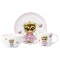 ARDESTO Набор детской посуды Princess owl 3 пр., фарфор, ar3453os