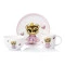 ARDESTO Набор детской посуды Princess owl 3 пр., фарфор, ar3453os