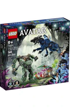 LEGO конструктор Avatar Нейтири и Танатор против Куаритча в скафандре УМП, арт. 75571