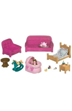 Li'l Woodzeez Игровой набор гостиная и детская, арт. WZ6763Z