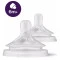 Philips Соска Avent силиконовая natural природный поток 6м+ 2 шт для густой еды, арт. SCY966/02
