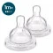 Philips Соска Avent силиконовая анти-колик, 1 мес+, 2 шт, медленный поток, арт. SCY762/02