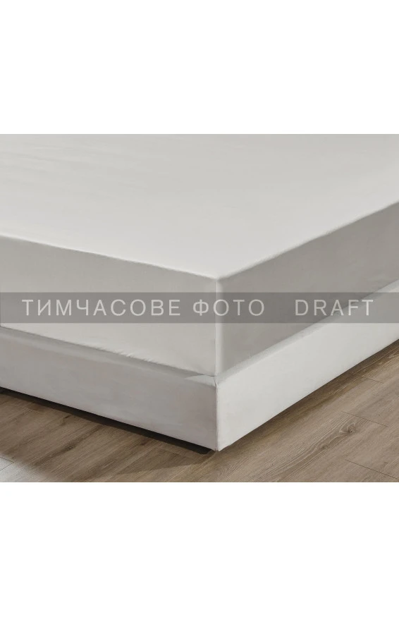 ARDRESTO Простынь на резинке Mix&Match, 160х200+30см, 100% хлопок, сатин, айвори, арт. ART1620FSC