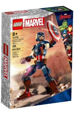 LEGO Конструктор Marvel Фигурка Капитана Америка для сборки