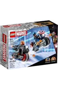 LEGO Конструктор Marvel Мотоциклы Черной Вдовы и Капитана Америка