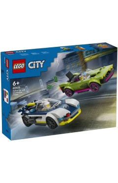 LEGO Конструктор city police car and muscle car chase, арт. 60415