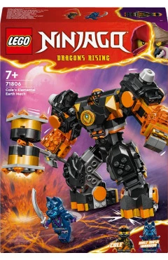 LEGO Конструктор LEGO Ninjago COLE'S elemental earth MECH, арт. 71806