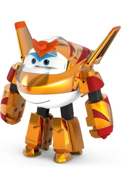 Super Wings фигурка-трансформер Золотой Мальчик Golden Boy Transforming, арт. EU750231