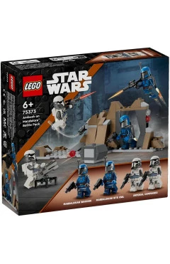 LEGO Конструктор STAR WARS Боевой комплект «Засада на мандалоре», арт. 75373
