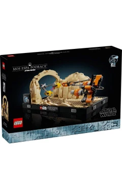 LEGO конструктор STAR WARS диорама Mos Espa Podrace v29, арт. 75380