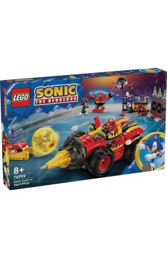 LEGO конструктор Sonic the Hedgehog супер соник против яйца-бурильника, арт. 76999
