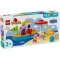 LEGO Конструктор DUPLO Peppa Pig морская прогулка Пеппы на лодке, арт. 10432