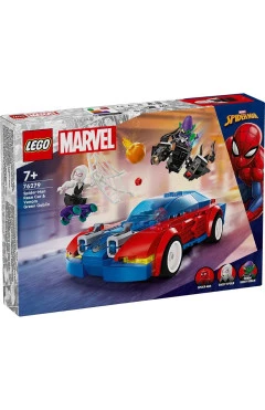 LEGO Marvel Конструктор Автомобиль Человека-Паука и Зеленого Гоблина с ядом Венома, арт. 76279