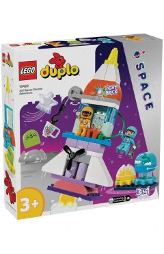 LEGO Конструктор DUPLO Town приключения на космическом шаттле 3-в-1, арт. 10422