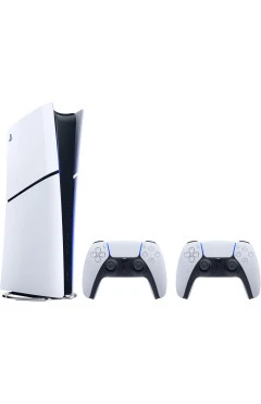 PlayStation Ігрова консоль 5 slim digital edition (2 геймпади Dualsense), арт. 1000042066