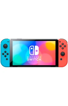 Nintendo Игровая консоль Switch OLED (неоновый красный/неоновый синий)