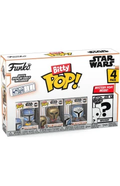 Фигурка Funko POP (Bitty): Star Wars - heavy mandalorian 4pk, арт. 889698754514