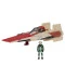 Ігрова фігурка Star Wars A-Wing 7.5 см з транспортом колекційна, арт. SWJ0079