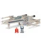 Игровая коллекционная фигурка Star Wars X-Wing Blue 1 с Antoc Merric и R2-R9 12.5 см, арт. SWJ0025