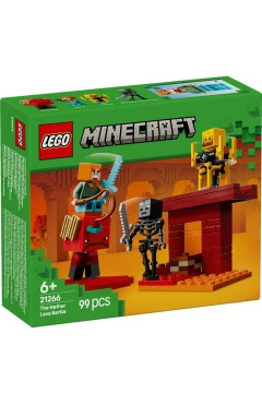 LEGO Конструктор Minecraft Битва с лавой в незере, арт. 21266