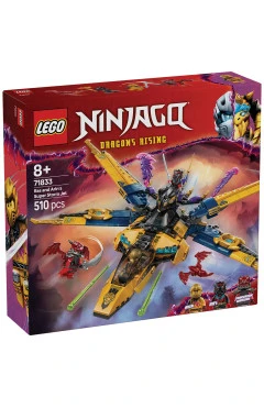 Конструктор LEGO Ninjago суперштормовой реактивный самолет Рас и Арин, арт. 71833