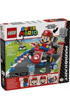 Конструктор LEGO Super Mario Mario Kart интерактивный LEGO Mario и стандартный карт, арт. 72043