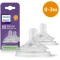 Соска Avent Natural 1мес+, природный поток, 2 шт, медленный поток, арт. SCY963/02