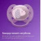 Пустышка Avent Ultra Soft, 6-18 мес., дизайн для девушек, 2 шт.