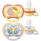 Пустышка Avent Ultra Air, 0-6 мес., 2 шт, дизайн для девочек, арт. SCF087/04