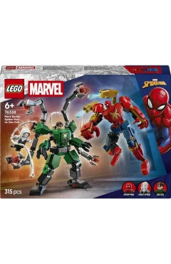 Конструктор LEGO Super Heroes битва роботов: человек-паук vs. доктор осьминог, арт. 76338