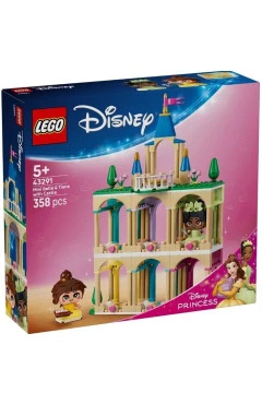 Конструктор LEGO Disney Princess мініпринцеси бель і тіана з замком, арт. 43291