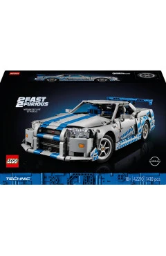 Конструктор LEGO Technic подвійний форсаж автомобіль Nissan Skyline GT-R (R34), арт. 42210