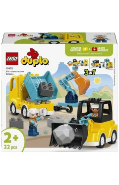 Конструктор LEGO DUPLO Town 3-в-1 будівельна техніка, арт. 10475