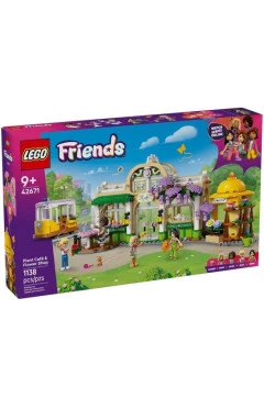 Конструктор LEGO Friends кав’ярня з рослинами і квітковий магазин, арт. 42671
