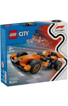 Конструктор LEGO City Пілот F1 з автомобілем для гонок команди mclaren, арт. 60442