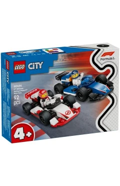 Конструктор LEGO City Автомобілі для гонок F1 Williams Racing і Haas F1, арт. 60464