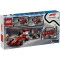Конструктор LEGO City пит-стоп і пит-екіпаж F1 з болідом ferrari, арт. 60443