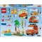 Конструктор LEGO bluey пляж і сімейна поїздка на автомобілі Блуи, арт. 11202
