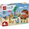 Конструктор LEGO bluey пляж і сімейна поїздка на автомобілі Блуи, арт. 11202