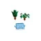 Конструктор LEGO botanicals счастливые растения, арт. 10349